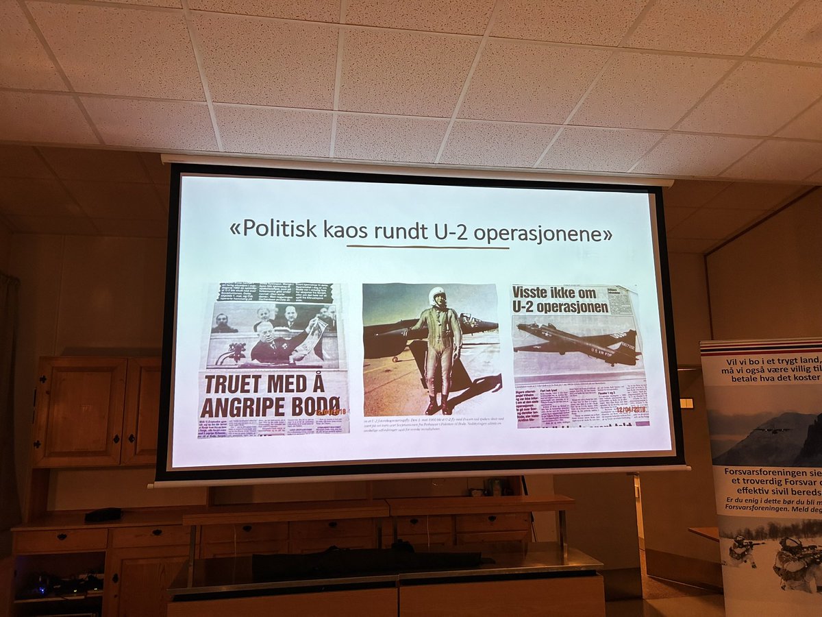 bodoforsvar's tweet photo. Foredrag om norsk sikkerhets- og forsvarspolitikk med #U-2 som eksempel https://t.co/mcy8X8iTvb