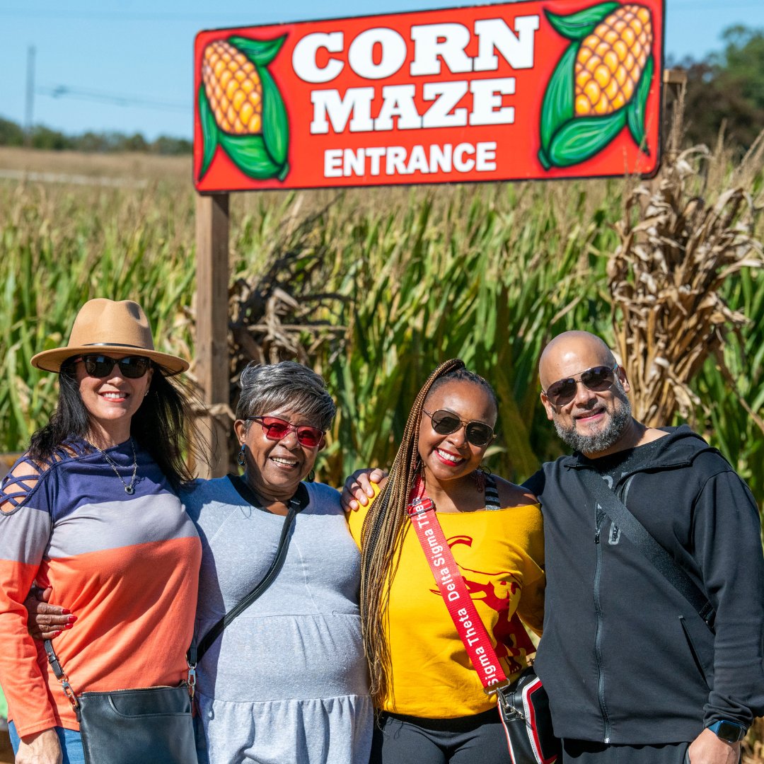 Patterson_Farm's tweet image. Plan your Fall Fun on the Farm experience ahead of time and get your tickets online at …tersonfarmmarkettours.ticketspice.com/fall-fun-on-th….

Fall Fun on the Farm ends Nov. 11!
Open:
Monday – Friday: 12 – 5 p.m.
Saturday &amp;amp; Sunday: 10 a.m. – 6 p.m.

#PattersonFarm #FallFunOnTheFarm #CornMaze #VisitNCFarms