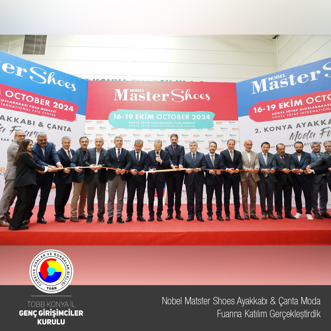 TOBB GGK Konya İl İcra Kurulu Başkanımız Erhan Öncan ve Kurul üyelerimizle, Konya’da gerçekleşen Master Shoes Konya Ayakkabı ve Çanta Fuarı Açılış Törenine Katılımımızı Gerçekleştirdik.

Fuarın Konya’mıza ve lideri olduğumuz ayakkabı sektörüne hayırlı olmasını temenni ediyoruz.