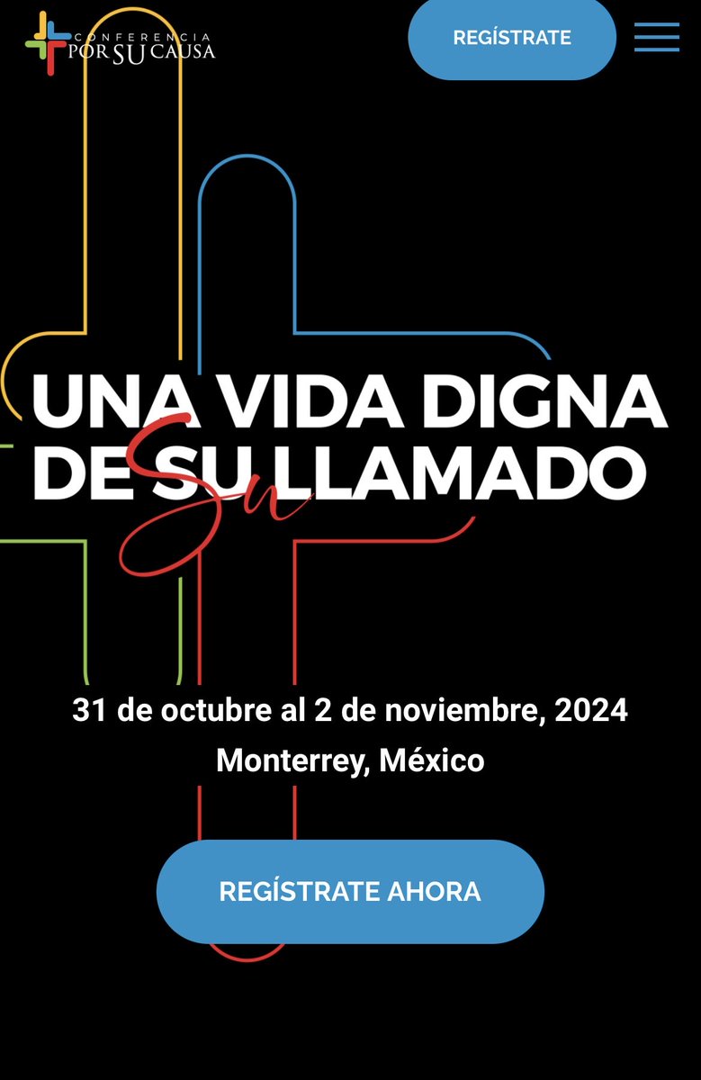 PastorMNunez's tweet photo. Los días se acortan para la celebración de Por Su Causa 2024. No lo dejes para más tarde. Los espacios para asistir también “se acortan”. Oremos por um mover del Dios que dijo: “Volveos a mi” en el poder de su Espíritu. Los tiempos requieren de un regreso a Dios! https://t.co/J9XYNdpSDR