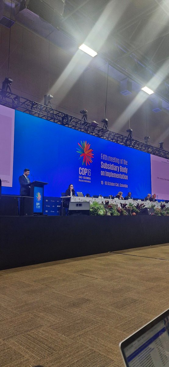EnviroNeeks's tweet photo. I am in Cali, Colombia! Three intense weeks of negotiations have commenced today. Kicking off with the 5th meeting of the Subsidiary Body on Implementation. As usual I have really good intentions of live tweeting the proceedings but I always get bogged down with negotiations. https://t.co/vaO9d4SZIP