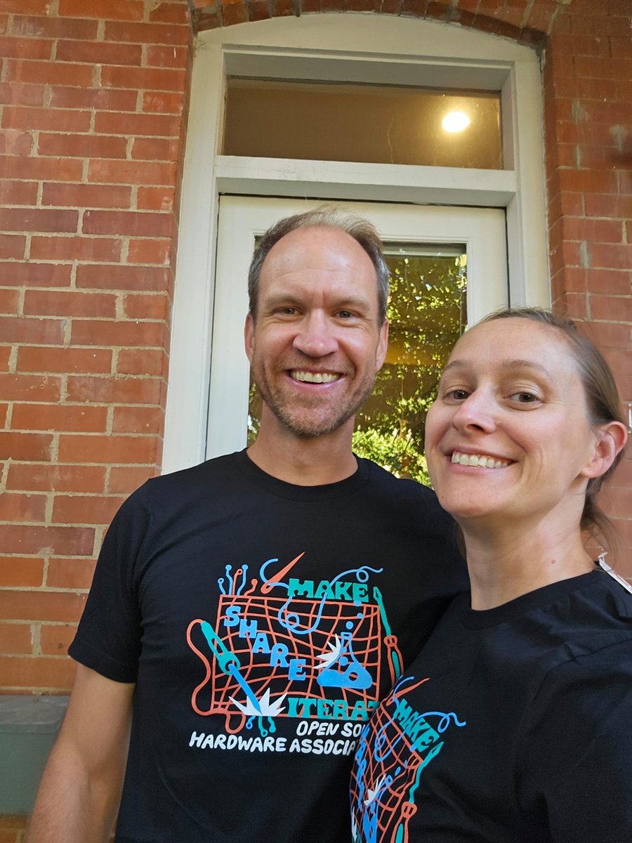 oshwassociation's tweet photo. We <3 this design so much! The OSHWA tee is extremely soft and comfortable to wear PLUS looks super rad AND getting your own helps support our work! Get your very own OSHWA tee (or hoodie!) right here: https://t.co/g0pFEWdJ5z https://t.co/uoFRuomFqG