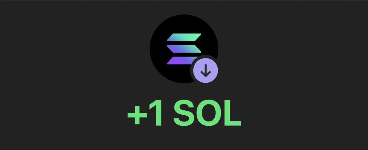 150$ SOL #giveaway ( 1 solana )

- Follow <a href="/dyorwgmi/">dyor ( revenge arc )</a> &amp; @RickyWeb3_ (w/ 🔔 i will ask for proof when sending the prize! )

- Drop your $sol wallet, RT + LIKE

Winner in 48 hours
