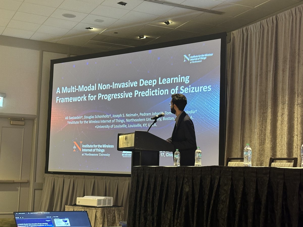 HAbitsLab's tweet image. #BSN2024 AI/Health Monitoring session continues with @saeizadeh_a (of @Northeastern)'s excellent presentation, "A Multi-Modal Non-Invasive Deep Learning Framework for Progressive Prediction of Seizures"!
#bsn24 #ieee #embs
bsn.embs.org