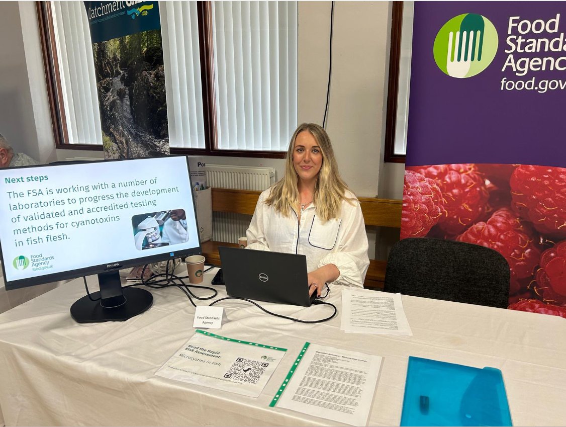 FSAinNI's tweet photo. Today we’re at St Clare’s Community Hall in Glenavy talking with the local community about the work being done on Blue Green Algae. If you’d like to find out more, come and join us. We’ll be here with @daera_ni and a host of partners until 7pm. #LoughNeaghAction https://t.co/wVS2oX8f43
