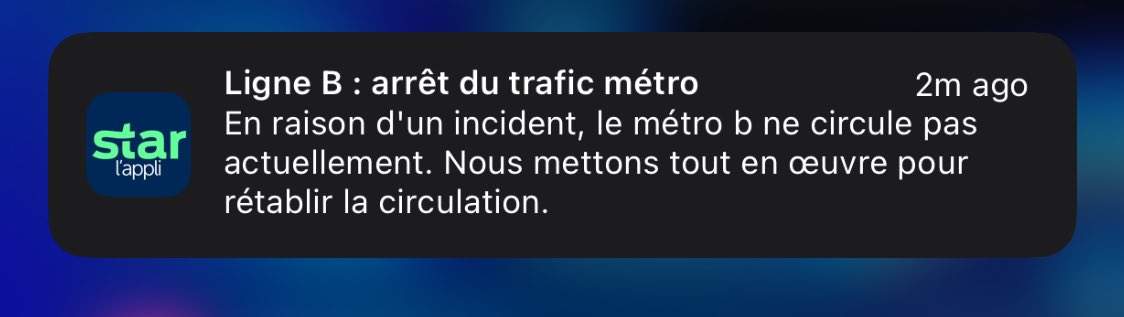 Le Métro B de Rennes…
