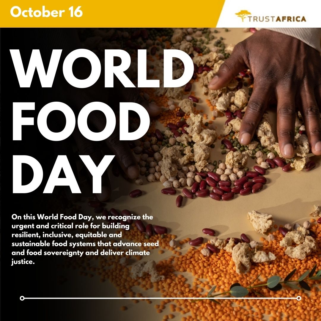 On this World Food Day, we recognize the urgent and critical role for building resilient, inclusive, equitable and sustainable food systems that advance seed and food sovereignty and deliver climate justice.