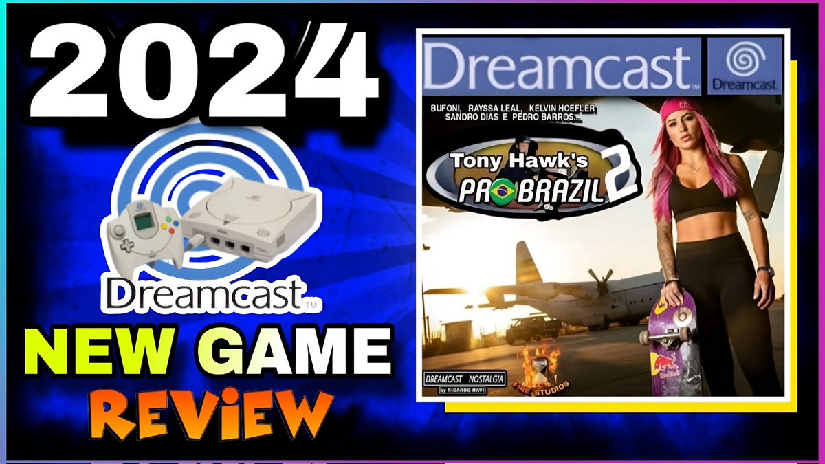 Dreamcastalive's tweet photo. Does Dreamcast get more games than Ps5? 
https://t.co/TWEumzlkI4
Tony hawk's 2 Pro brazil - it's the new mod for Dreamcast with new skaters and music!
#Dreamcast #homebrew #newgame #segadreamcast https://t.co/W0r3a0oEyj