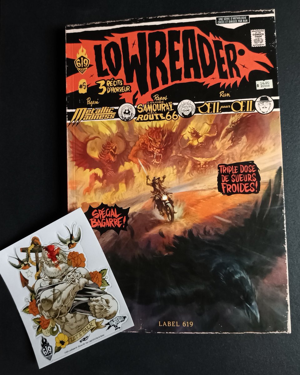 Midnight_looney's tweet photo. Un lowreader rempli de castagne de haute volée, et bien instructif comme toujours mine de rien !

"Oeil pour oeil" c'est du fat comme on aime @label619 @realMutafukaz https://t.co/pWRjAVrSvN