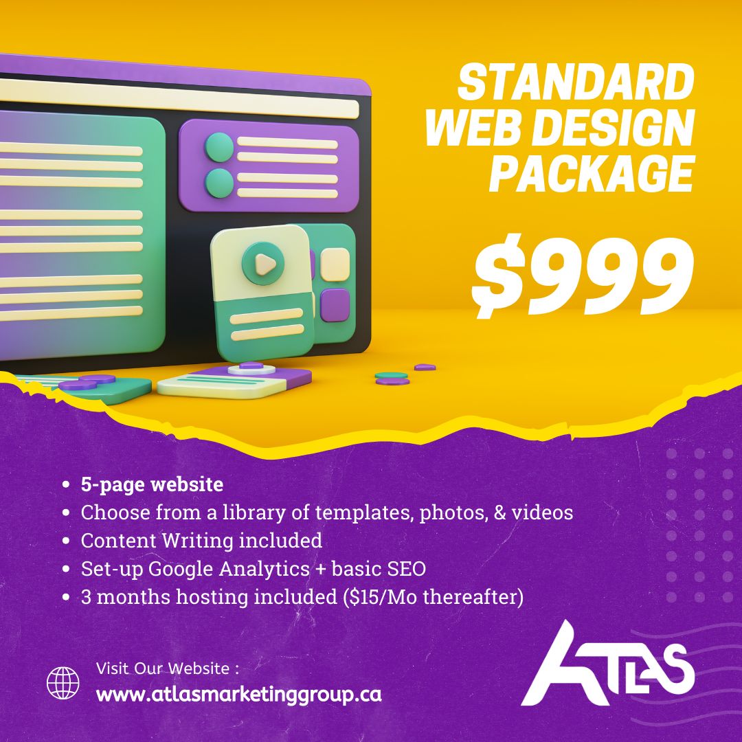 Looking to build your first website or refresh your current one? Our mid-level web design promo package has everything you need to get online in no time! Just one meeting with our team, and we'll handle the rest.

Learn more at buff.ly/3DjAyPi

#WebDesign #Promotion