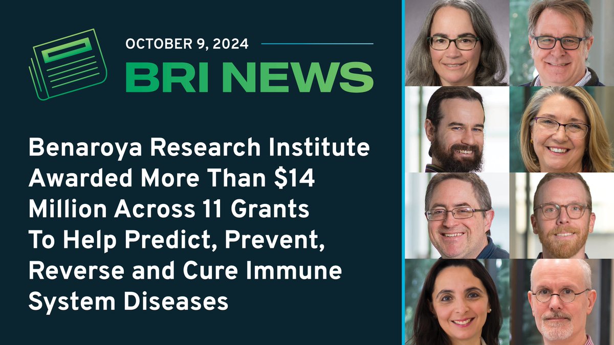 BRI has announced 11 grants totaling more than $14 million awarded in the first two quarters of 2024 that will fund research into immune system diseases like lupus, ulcerative colitis, scleroderma, multiple sclerosis, type 1 diabetes, and more: bit.ly/3U0vZ4P