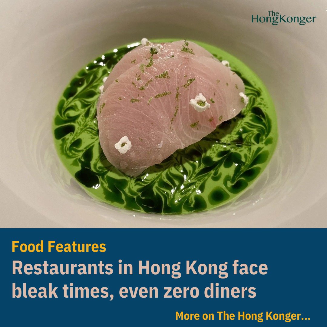 HongKongerWorld's tweet photo. Culture & Lifestyle | Restaurants in Hong Kong face bleak times, even zero diners
by @BernUnitHK
📖 Read more: https://t.co/aIVvjylnQp
#HongKongRestaurants #DiningCrisis #FoodScene #RestaurantStruggles #HKFoodie #CulinaryJourney #SupportLocal #FineDining #InflationImpact https://t.co/2WpLC2KSQE