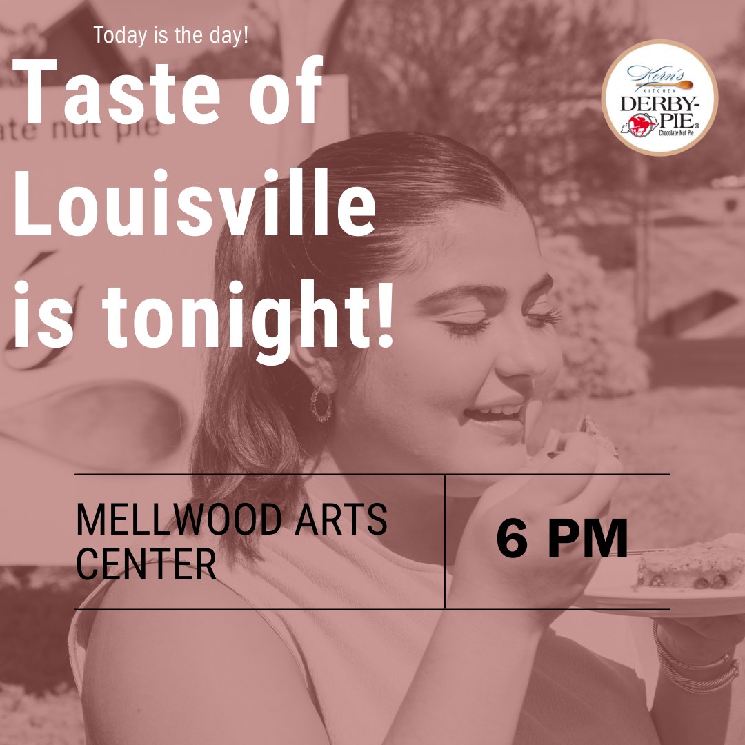 It's the big day! 

The 50th Taste of Louisville is happening tonight. Come join us and savor a delicious slice of Kerns Kitchen pie. 

We can't wait to see you there! 

#TasteOfLouisville #KernsKitchen #50YearsOfFlavor #DerbyPie