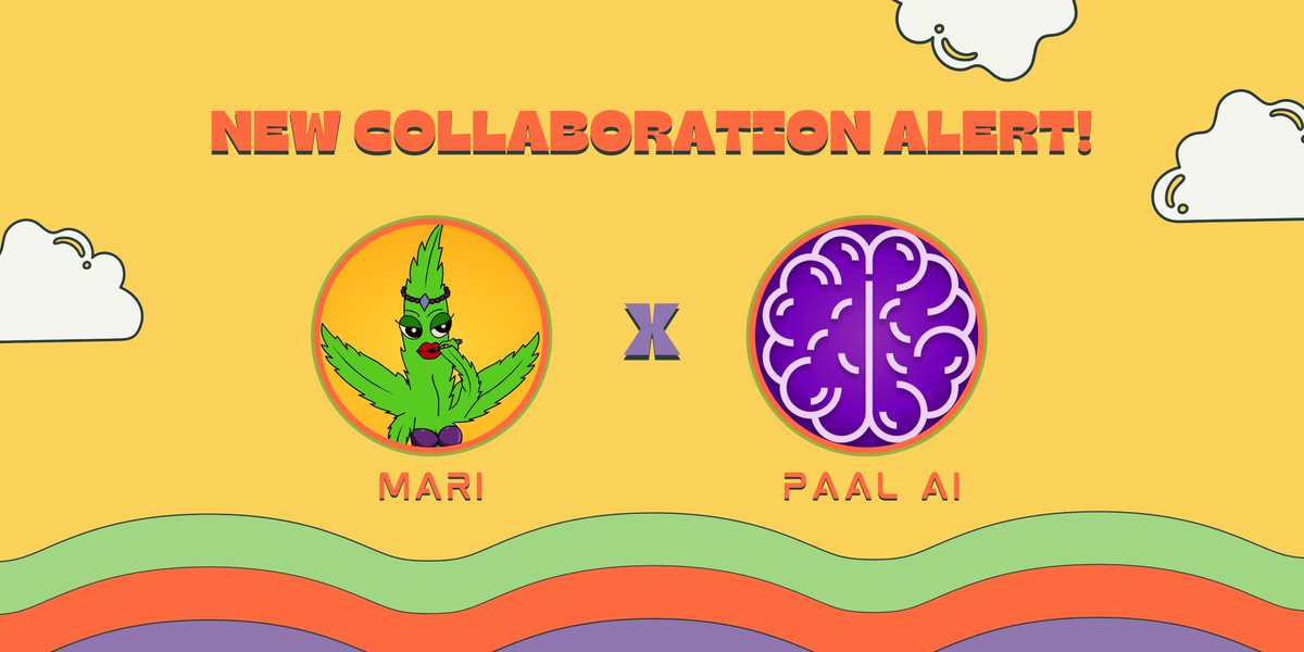MariJuanaOnBase's tweet photo. Here at $Mari we've been working hard on delivering for our community! 🔥

We now bring you a red hot collaboration with AI chads @PaalMind 🤖

Our Telegram now features the $Paal AI bot to assist &amp; amuse our community. Come get creative!💨 https://t.co/w4u0CVrgxr