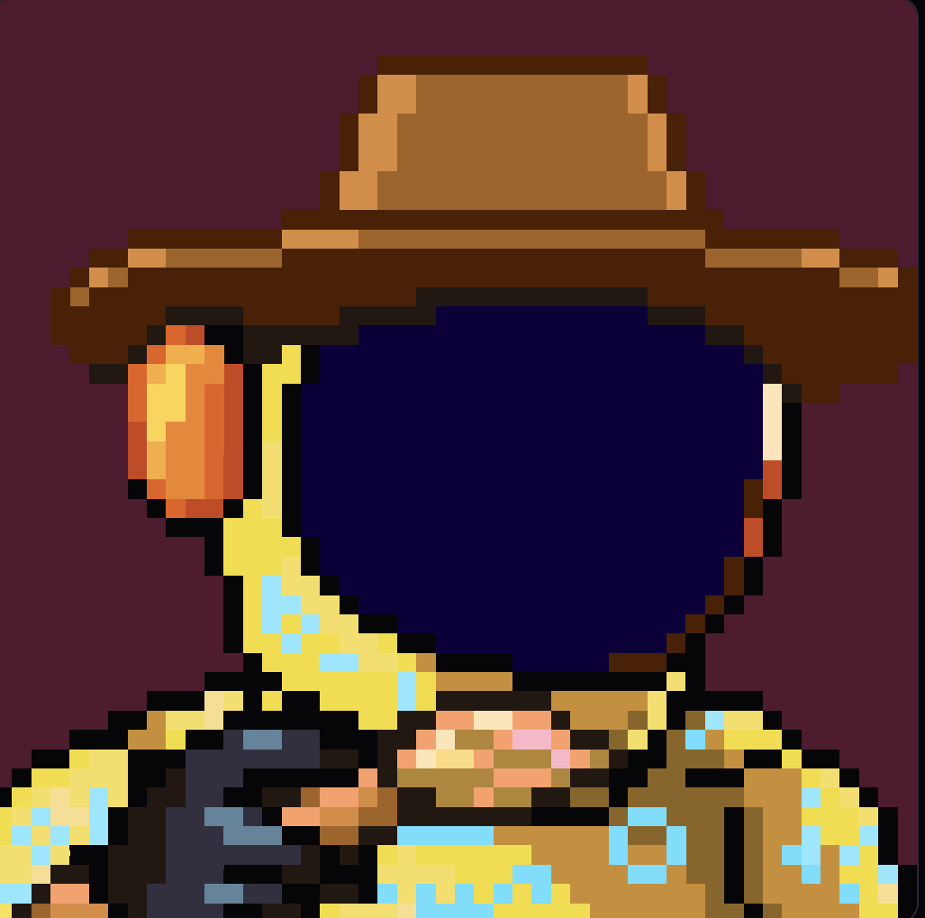 Bitcoin Spacemen | FWD ๐ฆ (@fwd_btc) on Twitter photo Spaceman #248
Headwear: Cowboy Hat
Trait Rarity: 53/1,033
This fellow paintoor enjoys creating western scenes from his spacecraft, reminiscing about one day returning to earth and resuming life as a cowboy.
Yee-Haw! Spaceman #248
Headwear: Cowboy Hat
Trait Rarity: 53/1,033
This fellow paintoor enjoys creating western scenes from his spacecraft, reminiscing about one day returning to earth and resuming life as a cowboy.
Yee-Haw!