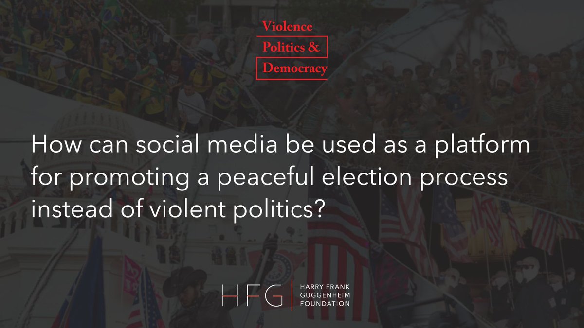TOMORROW: Join HFG’s#ViolencePoliticsDemocracy event, 1-2:30 pm ET with <a href="/AuthorPMBarrett/">Paul M. Barrett</a> and moderator @JustinHendrix answering questions from an NYU report on social media and political violence.

Register here: us02web.zoom.us/webinar/regist…