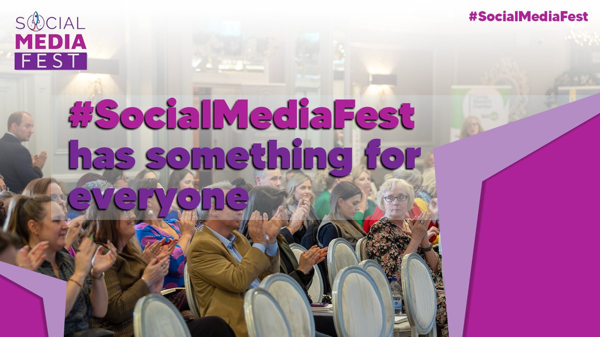 #SocialMediaFest has something for everyone.

Topics include:
⭐ Cybersecurity
⭐ Crowdfunding
⭐ Creating community
⭐ Using AI
⭐ Engaging with your followers
⭐ Getting sales from social media
And more

Get your ticket now.

🎟️ tickettailor.com/events/tweetin…