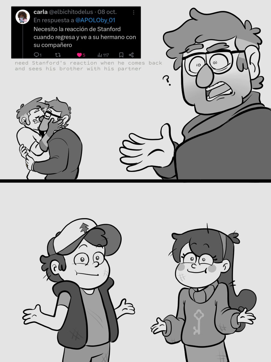 MissingAuthor01's tweet photo. In his defense, he wasn't expecting it.

#Fiddlestan #LittleGravityChangeAU #GravityFalls https://t.co/fQHuuZkNep