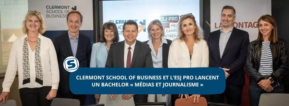 📚 <a href="/clermont_sb/">Clermont School of Business</a> et <a href="/ESJPRO/">ESJ PRO</a> lancent un Bachelor « Médias et Journalisme ». Toutes les infos ici 👉bit.ly/3UbfbII