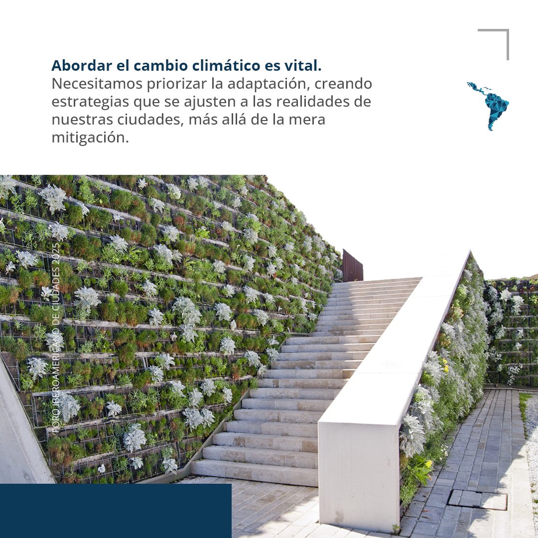 Es fundamental abordar el cambio climático desde una perspectiva de adaptación, priorizando estrategias que se ajusten a las realidades de las ciudades en lugar de limitarse a la mitigación  ♻️

#FIC2025 #CambioClimático #CiudadesSostenibles #FuturoSostenible