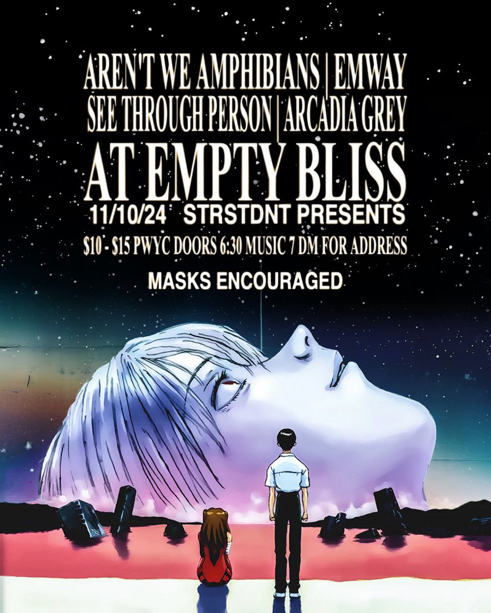 show flyers :) tgz flyer dropping today or tomorrow or something!!