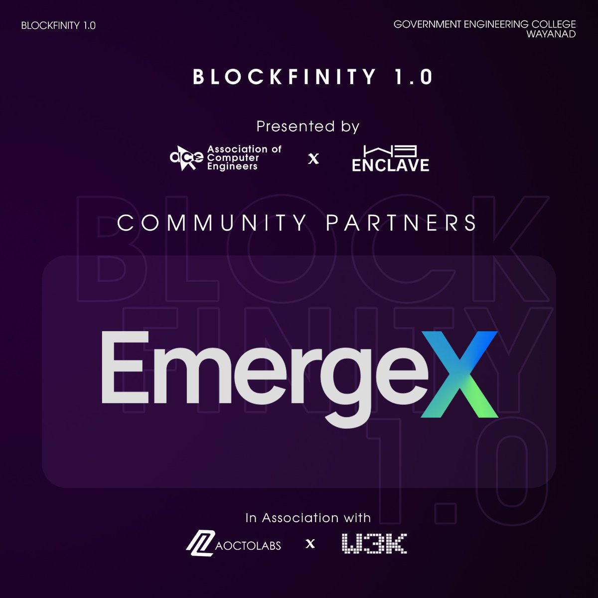 Web3Enclave | BLOCKFINITY 1.0➡️Oct 18 tweet media