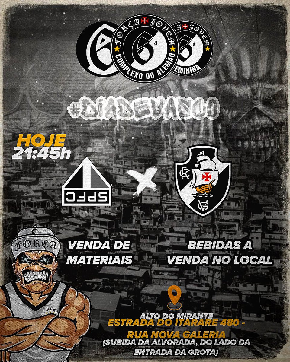 Tudo pelo Cpx 🇩🇪💢

Só os 3 pontos nos interessam. 

O terror da leopoldina 6️⃣

#ForçaJovemVasco /+/ #6Familia