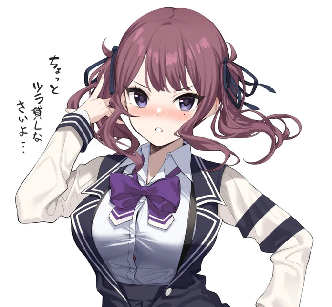 今は描けないから立ち絵になるかもしれないしならないかもしれないめちゃめちゃ応援されたから頑張るかもしれない夏色花梨をここに再掲 