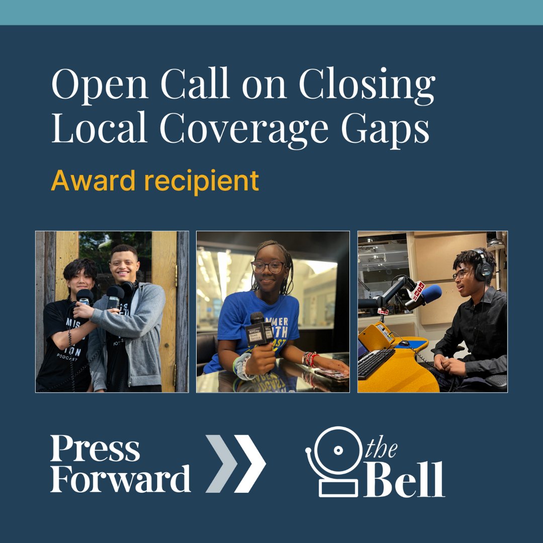 We are thrilled today to receive funding from #PressForward, the nationwide initiative strengthening communities through local news.

This is a testament to the importance of student journalism, and it will help us keep reporting powerful, youth-centered stories.