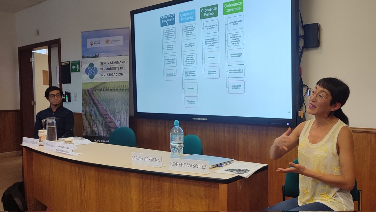 🔴 𝗘𝗡 𝗩𝗜𝗩𝗢 🔴

SEPI IV: Institucionalidad, gobernanza y agroecología

Participan Stalin Herrera y Stefanía Villacis, investigadorxs IEE / OCARU.

youtube.com/live/tZiNvO09d…

¡Únete al debate 🌱!