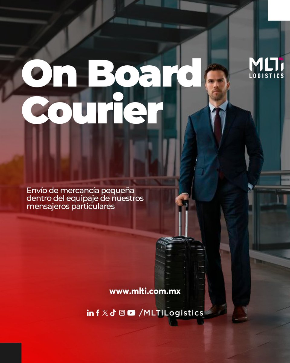 MLTi Logistics (@mltilogistics) on Twitter photo Ofrecemos soluciones personalizadas de acuerdo a tus necesidades de transporte aéreo.
¡Contáctanos!
mlti.com.mx
📞 81 8865 9000
📧 hello@mlti.com.mx
#MakeItHappen #MLTiLogistics #DeliveringExperiences #ServicioAéreo #OBC Ofrecemos soluciones personalizadas de acuerdo a tus necesidades de transporte aéreo.
¡Contáctanos!
mlti.com.mx
📞 81 8865 9000
📧 hello@mlti.com.mx
#MakeItHappen #MLTiLogistics #DeliveringExperiences #ServicioAéreo #OBC
