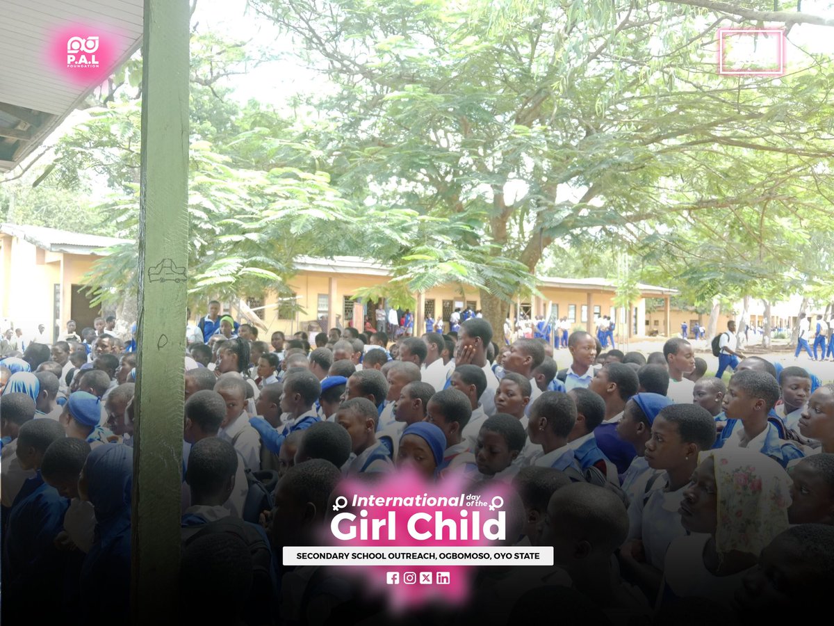 salove_foundatn's tweet photo. [1/4] Inspiring the next generation of leaders! On the 9th of October, in celebration of the International Day of the Girl Child, we went to Ogbomoso high school to discuss Purity and Godly loving for the girl child.
#pal #love #peace #PALFoundation #palfoundation🕊️🤍 https://t.co/6iRdOf0ZZJ