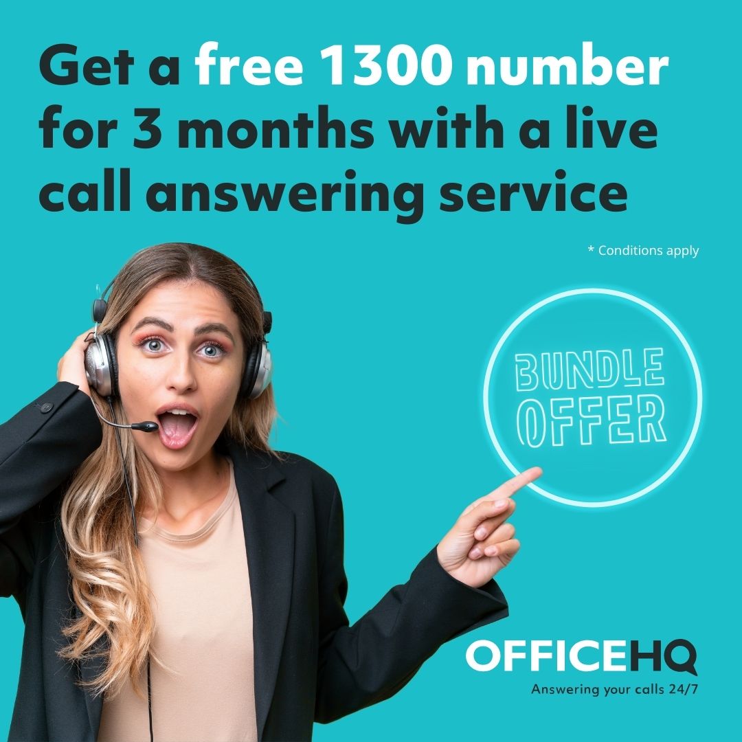 OfficeHQ's tweet photo. 👀🔎 Looking for a professional edge? Supercharge your #business with this amazing deal! 🚀🎉

For a limited time, we're offering FREE #1300numbers for 3 months with any new #callanswering service! 📞

Details: https://t.co/hJyIkAzbwJ

#smallbusinessaustralia #businessaustralia https://t.co/Sxgo2wUXaP