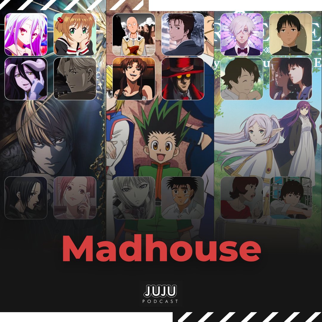 JujuPodcast's tweet photo. Un día como hoy pero en el año 1972, Masao Maruyama, Osamu Dezaki, Rintarou, Yoshiaki Kawajiri entre otros, decidieron iniciar uno de los estudios de animación mas grandes de Japon y de la historia.
Hoy cumple años Studios Madhouse.

No nos alcanzo la imagen para tantos éxitos 🙏 https://t.co/bE9V8ywdPt