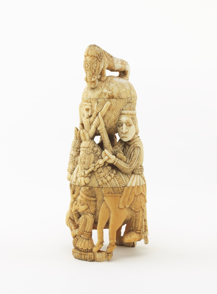 Afro-Portuguese ivory vessel (salt cellar). Kingdom of Benin, 1500-1550. #slaveryarchive