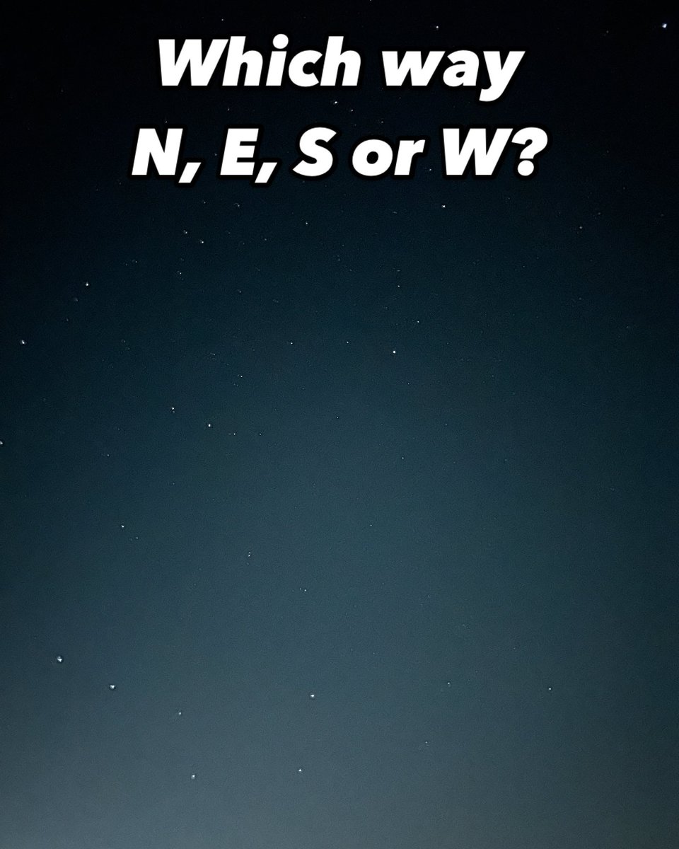 NaturalNav's tweet image. N, E, S or W?
Answer… spoiler alert…
The Plough / Big Dipper shows we are looking very close to North. More on this in this week’s newsletter (link below bio). #naturalnavigation #stargazing #celestialnavigation #navigation #bushcraft #northstar