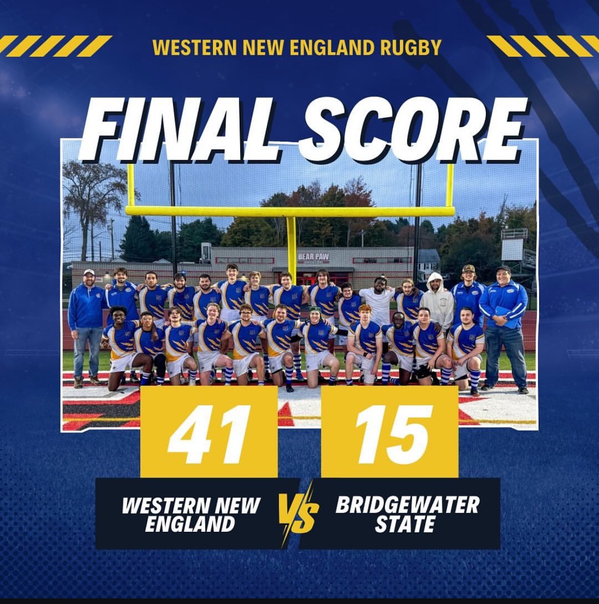 Amazing team win from the boys this past weekend against Bridgewater!!!