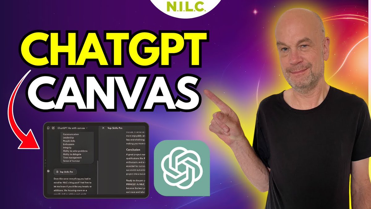 🚀 Unlock the Power of ChatGPT with Canvas 🚀

Want to know how ChatGPT’s new Canvas feature can enhance your productivity? 🧑‍💻📈 

🎥 Watch now: youtube.com/watch?v=jPJ5Nd…

#AI #ChatGPTCanvas #AITraining #ProductivityBoost #NILC