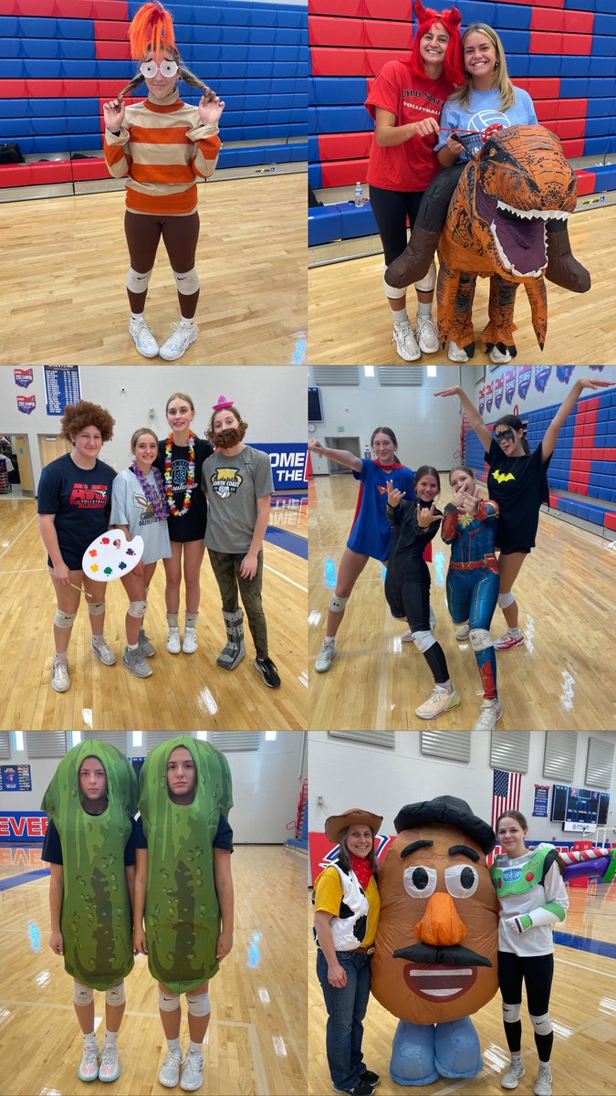 Had plenty of laughs with our Halloween practice last night! Looking forward to kicking off a great post season this week❤️🏐💙