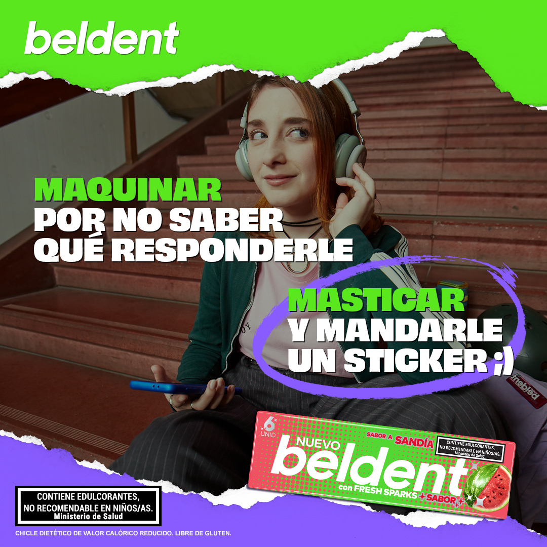 beldentarg's tweet image. ¿Vos también sos del team full stickers? 🤣

 #MásMasticásMenosMaquinás