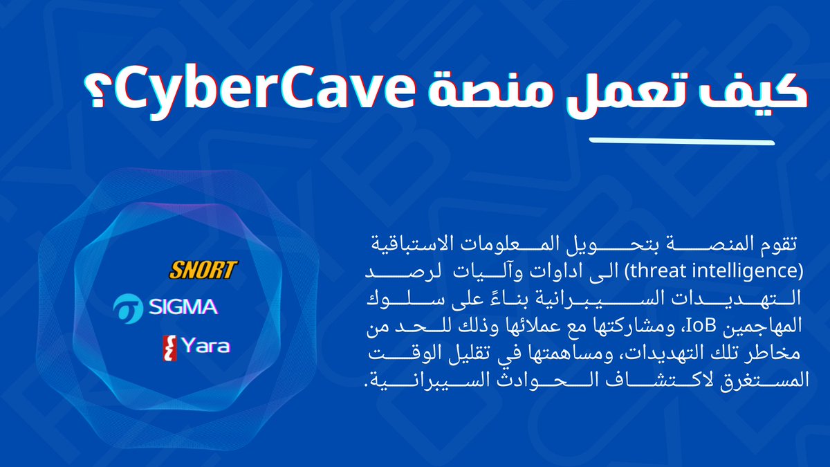 كيف تعمل منصة #CyberCave ؟

قم بطلب الاشتراك التجريبي الان 🌟: cybercave.com.sa/en/contact_us
#الامن_السيبراني