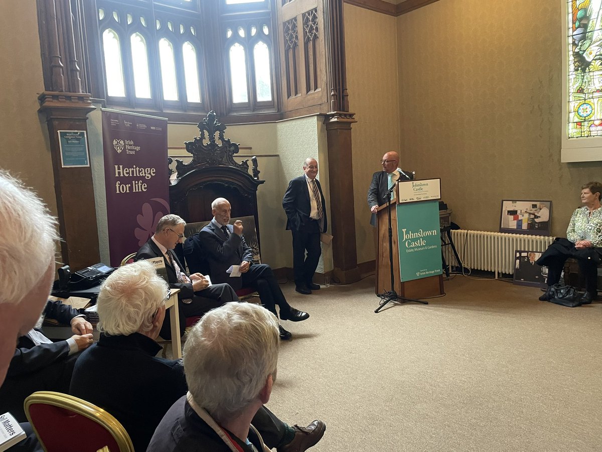 At the book launch for ‘Soil Matters : The Story of Science at Johnstown Castle’ this afternoon in Johnstown Castle. Co-authors Noel Culleton, Brian Coulter and Matt Wheeler spoke at the launch with some closing words coming from Director of Teagasc, Frank O’ Mara.