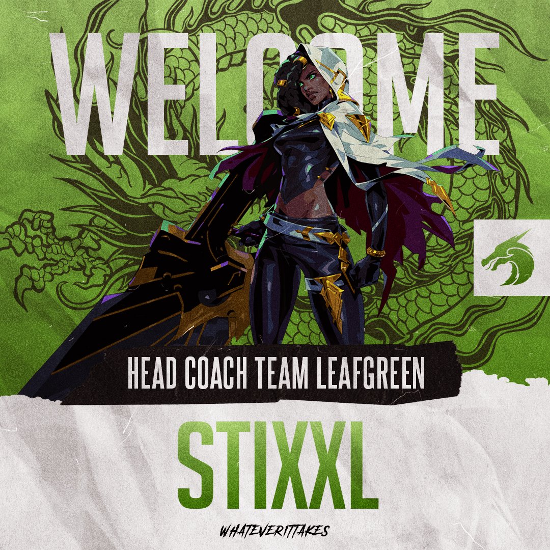 Team vollständig ✅
HC gefunden ✅

Willkommen STIXXL als HC für unser Team Leafgreen.💚 

Wir sind froh, dass du hier bist und auf eine gute gemeinsame Zeit!  

#whateverittakes