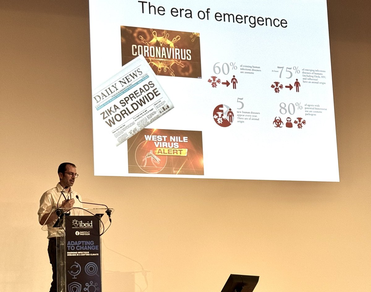 IbeidLabex's tweet photo. How to talk about #zoonoses without inviting Benjamin Roche from @ird_fr ?
Prevention of emerging zoonoses: what do we know and what can we do?
#science #prezode #climatechange
@institutpasteur https://t.co/Lb2YxOxgka