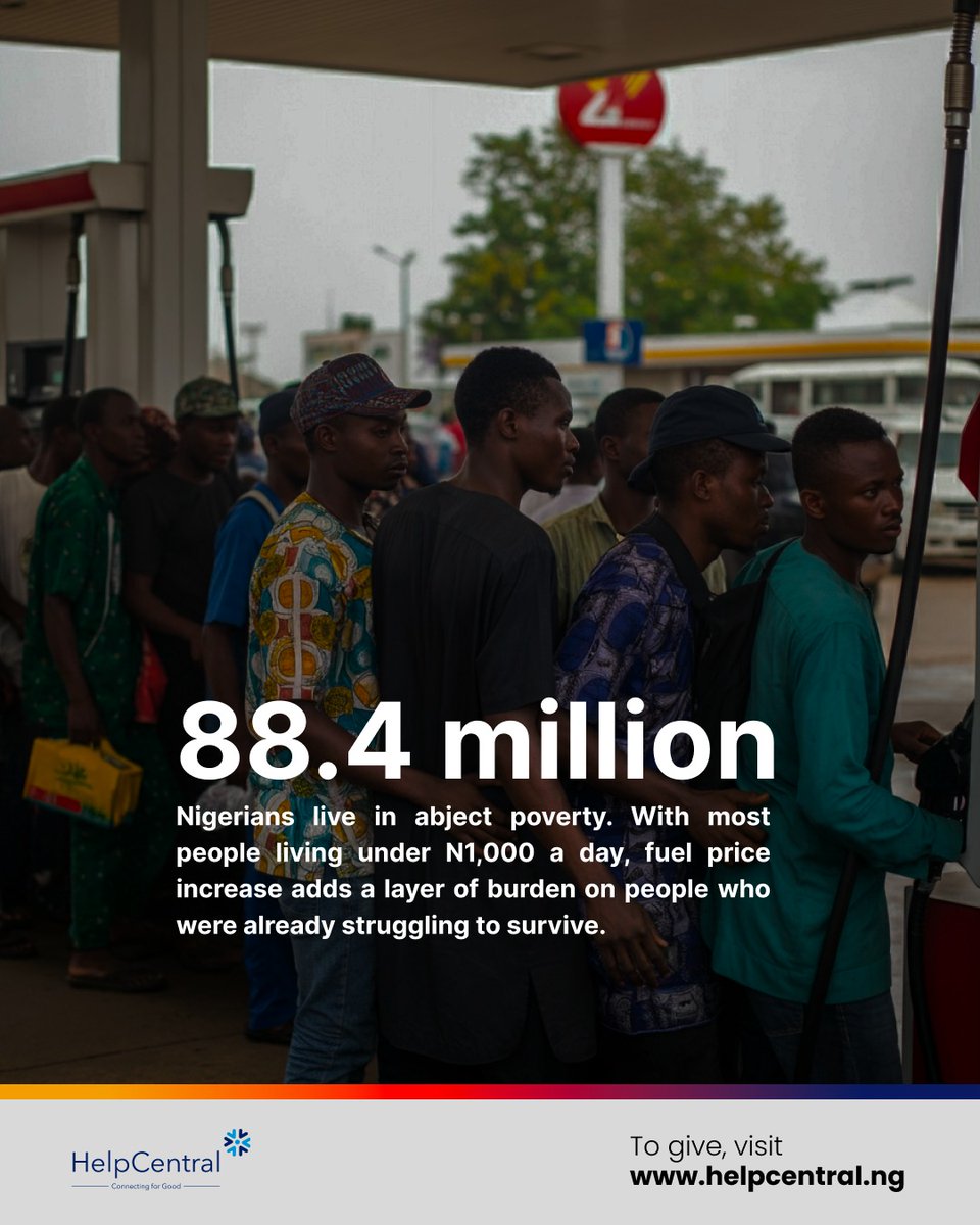 HelpcentralNG's tweet photo. No food. No power. No fuel.
Most Niherians are living through the most difficult time in the country's recent history.

#helpcentralng #HelpCentral https://t.co/z7x472sLig