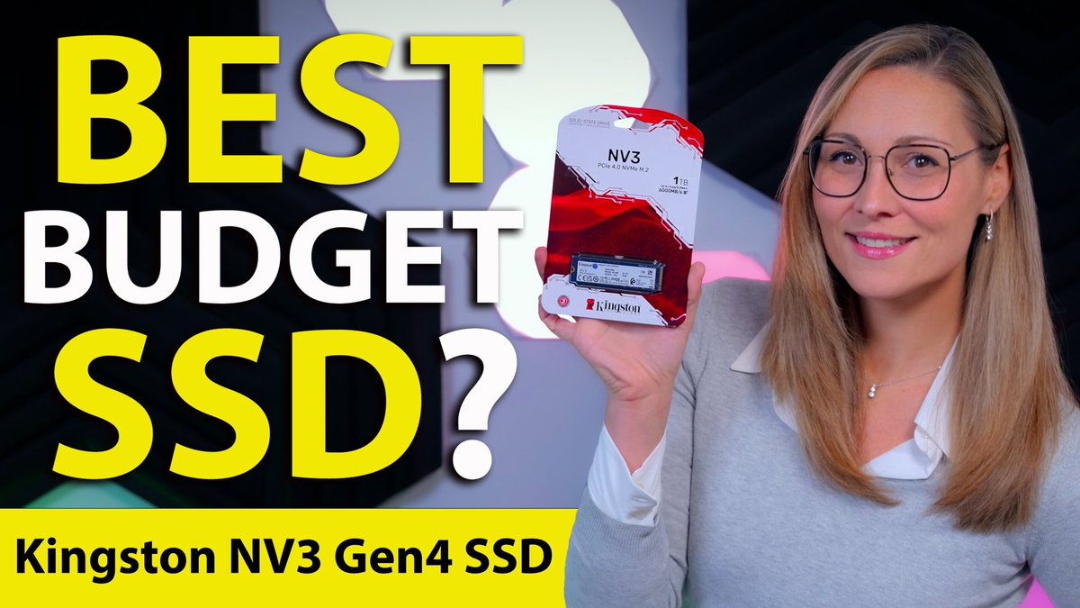 Nadalina (@nadaoverbeeke) on Twitter photo New video! Testing the Kingston NV3, <a href="/kingstontech/">Kingston Technology</a>βs new budget Gen4 NVMe SSD.
π
youtu.be/ccc2V-bS8yY New video! Testing the Kingston NV3, <a href="/kingstontech/">Kingston Technology</a>βs new budget Gen4 NVMe SSD.
π
youtu.be/ccc2V-bS8yY