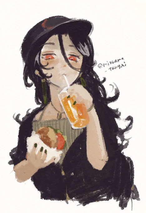 あうとぷっとらふ (*・×・*)#イラスト 