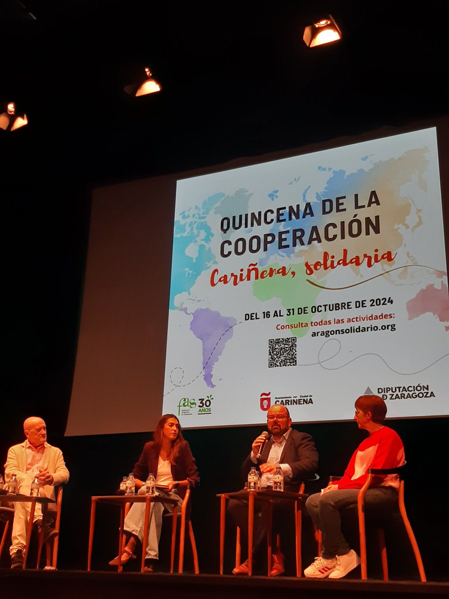 Estamos presentes en la quincena de la cooperación de #cariñena. Hoy hablaremos del proyecto que llevamos a cabo con mujeres indígenas en Guatemala, con el apoyo del Ayuntamiento de Cariñena.