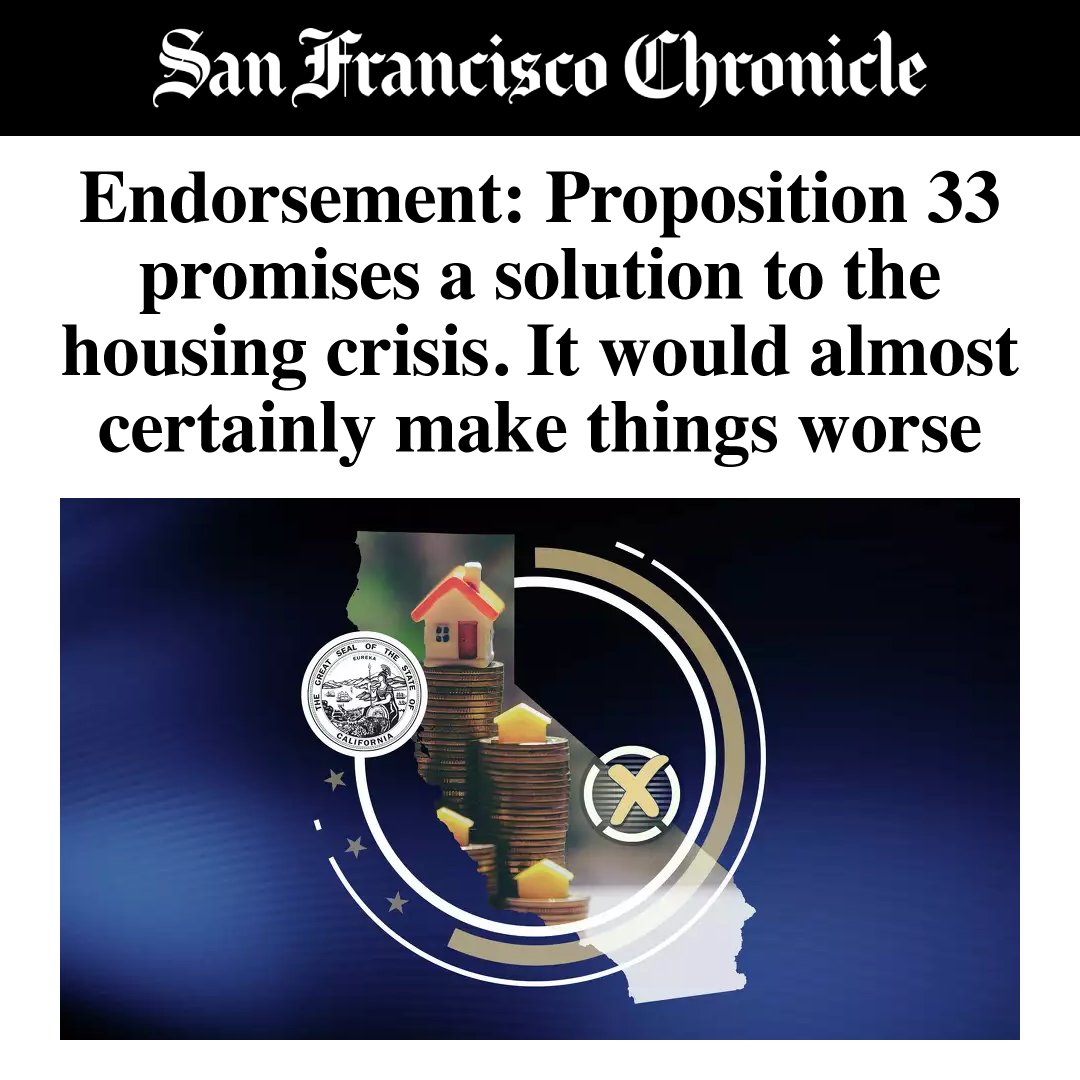 No on Prop 33 tweet media