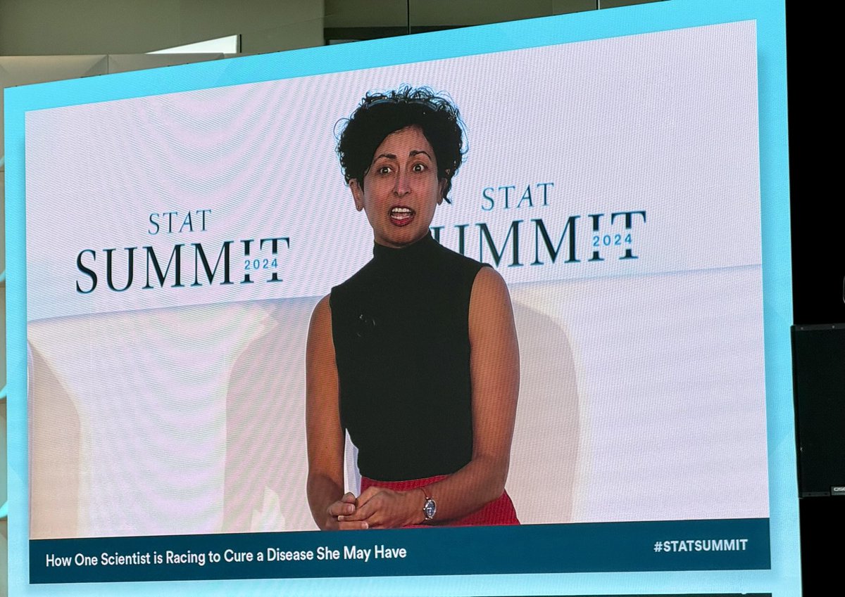 #statsummit - how one scientist is racing against the clock to find a therapy to save her own life from prion disease.